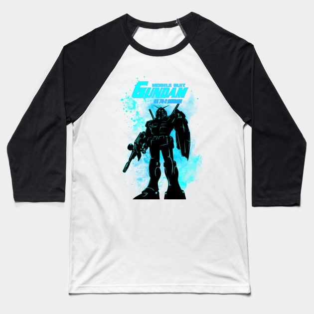 Gundam 01 Baseball T-Shirt by aredie19